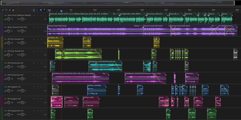 Sound Design Arrangement (MANIAC RACE)