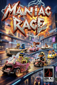 Maniac Race ist ein K.I. Motion Design-Experiment von Creative Director Florian Feldmann