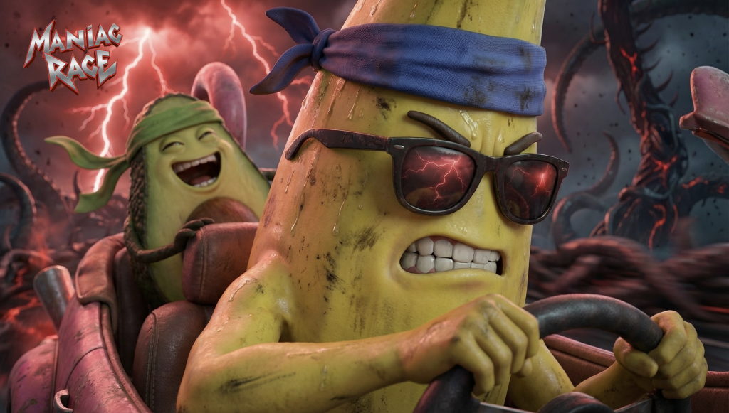 Maniac Race ist ein K.I. Motion Design-Experiment von Creative Director Florian Feldmann