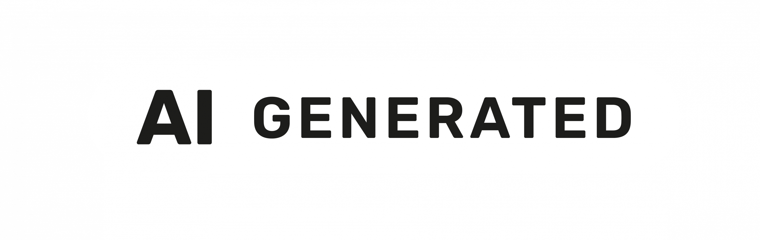 AI-generated content label